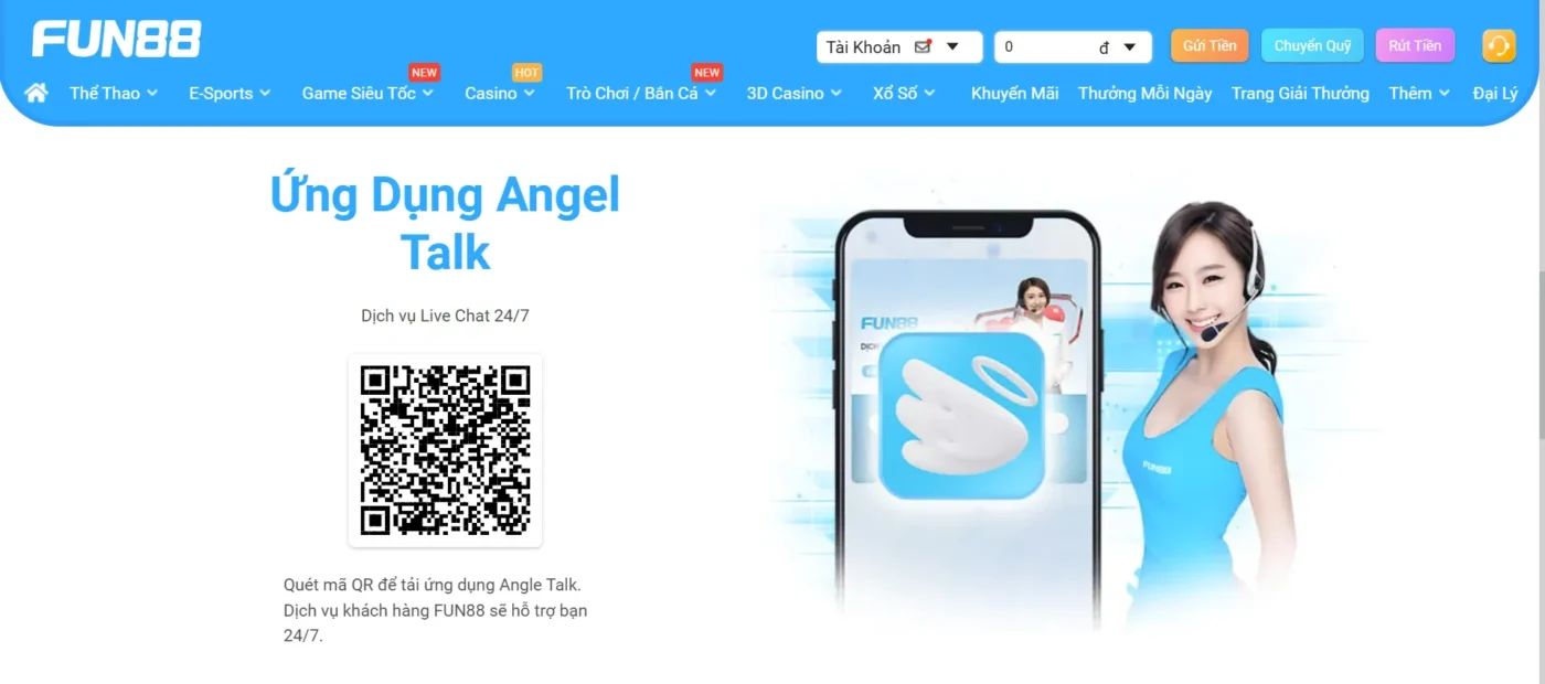 Lỗi ứng dụng bị treo khi cài đặt app Fun88