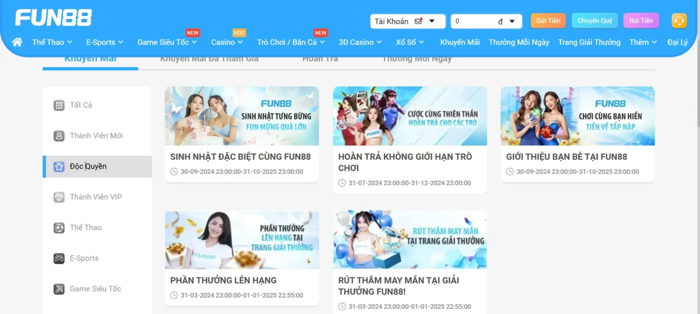 Cách tận dụng tối đa các chương trình khuyến mãi tại Fun 88