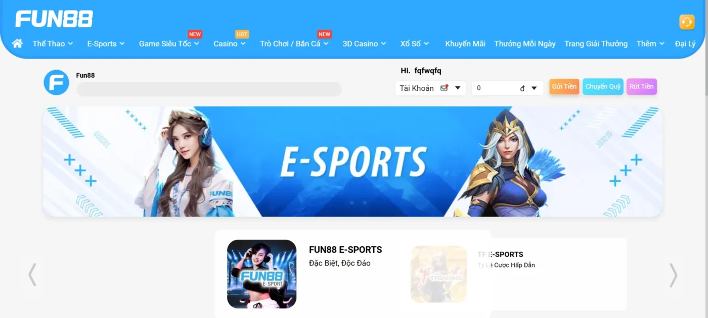 Kinh nghiệm cá cược thể thao điện tử (Esports) tại Fun88